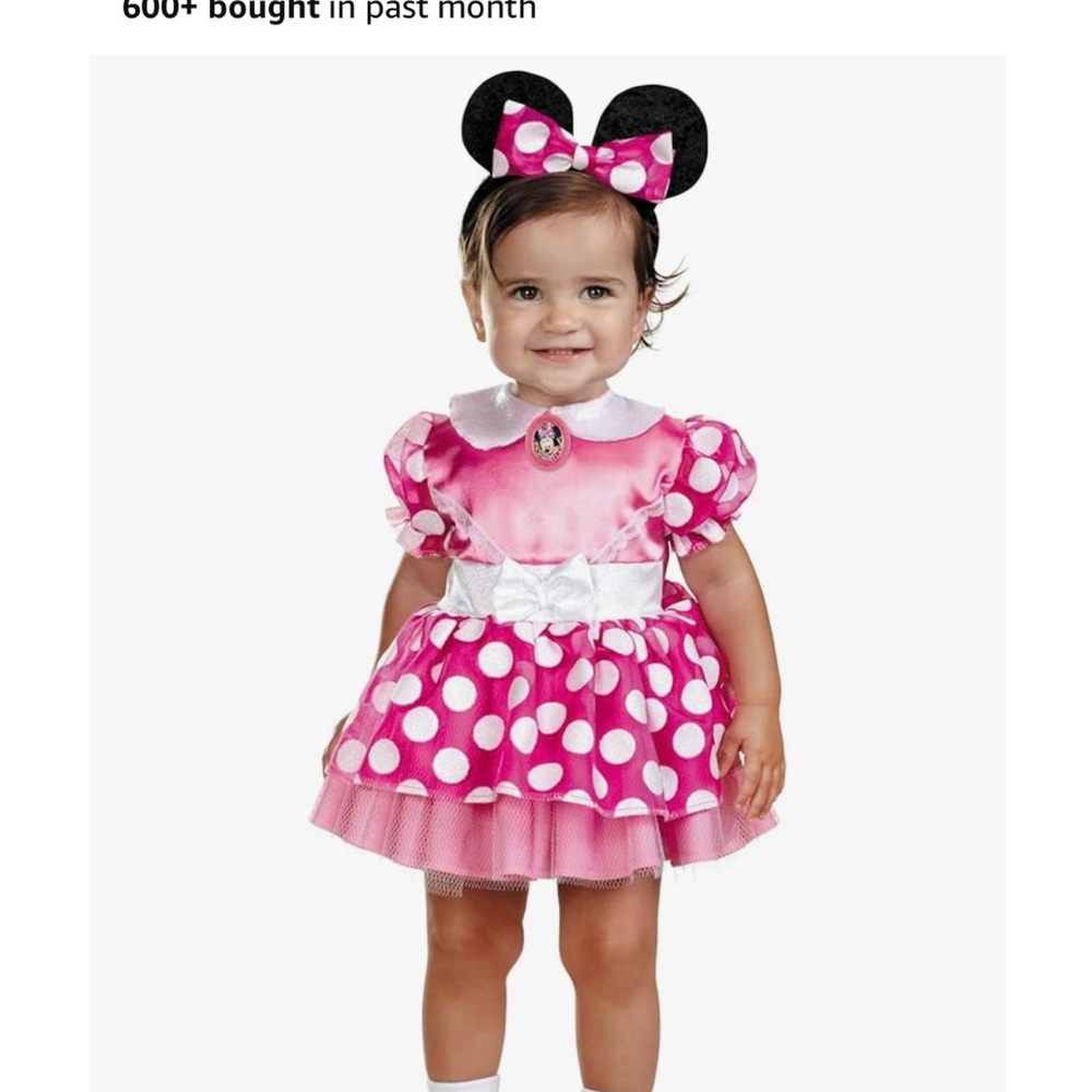 Disney Pink Minnie Mouse Costume for Kids